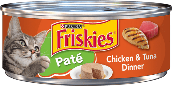 Friskies Paté Chicken & Tuna Dinner